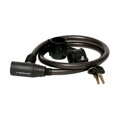 LONGUS Lacăt KLASIK 12/900mm + suport negru 
