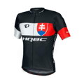 HQBC Tricou QPI SK TEAM mânecă scurtă negru/roșu 