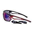 HQBC Ochelari QX4 negru/roșu 