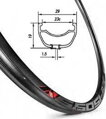 MACH1 Jantă 5.50 SL 27.5 32D TLR negru 550g 