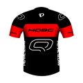 HQBC Tricou QPI TEAM 2021 mânecă scurtă negru/roșu 