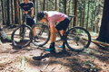 SHIMANO Pantofi ciclism SHXC502 damă albastru