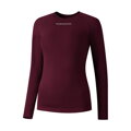SHIMANO Tricou damă VERTEX LONG BASE LAYER bordo