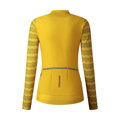 SHIMANO Tricou damă KAEDE PRINTED LONG galben