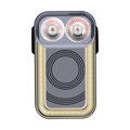 MAGICSHINE Lumină SEEMEE 100AD RADAR spate 7f USB negru 