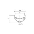 MACH1 Jantă CROSS-R 27 29 32D negru 