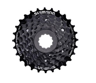 SHIMANO Cassette HG200 7-wheel 12-28z. Brown