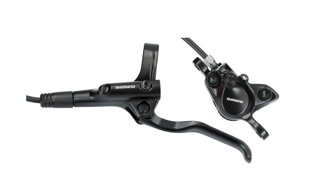 SHIMANO Brake hydr. MT200 front black Post Mount 1000mm hose + plate