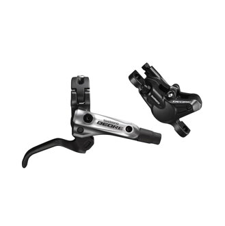 SHIMANO Brake hydr. Deore M615 rear black Post Mount 1300mm hose + plate. G01S OEM