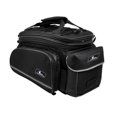 LONGUS Geantă INCREASER pentru portbagaj 7,8L buzunare laterale negru 