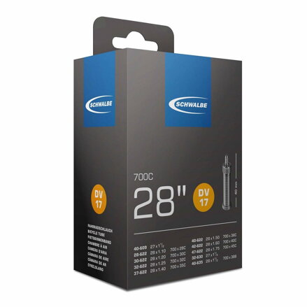 SCHWALBE Cameră DV17 700x28/45C DV 40mm (40/47-622) 150g 