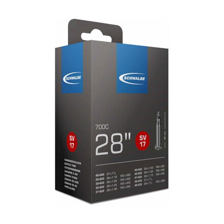 SCHWALBE Cameră SV17 700x28/45C FV 40mm (28/47-622) 150g 