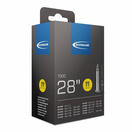 SCHWALBE Cameră SV17 700x28/45C FV 60mm (28/47-622) 150g 