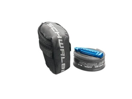 SCHWALBE Geantă sub șa Schwalbe + cameră 27.5/29in + leviere de montaj 2x 