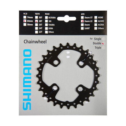 SHIMANO FC-M675 Foaie 28 dinti SLX 64mm