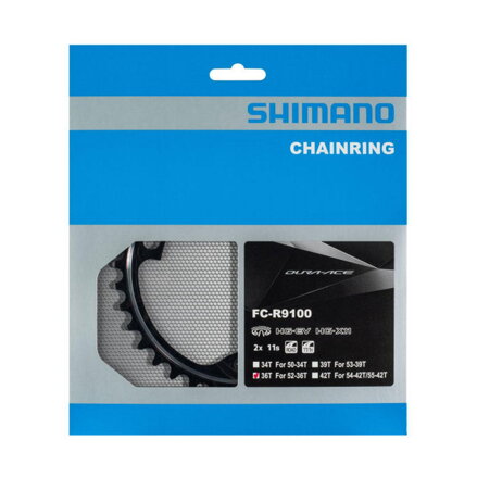 SHIMANO FC-R9100 Foaie 36 dinți Dura Ace negru 110mm