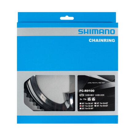 SHIMANO FC-R9100 Foaie 53 dinți Dura Ace negru 110mm