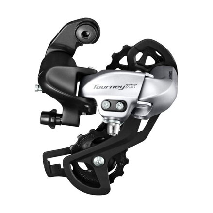 SHIMANO RD-TX800 schimbător spate Tourney TX 7/8 viteze fără cârlig argintiu