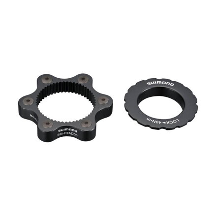 SHIMANO brake caliper adapter from Centerlock to 6-hole