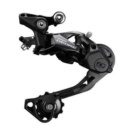 SHIMANO RD-M6000 Schimbător Deore 10 viteze negru cu patină lungă Shadow+