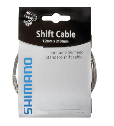 Shimano Shift cablu 1.2x2100mm + end