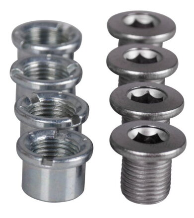 SHIMANO Șurub + piuliță pentru angrenaj FC-M540 M8x8,5mm 