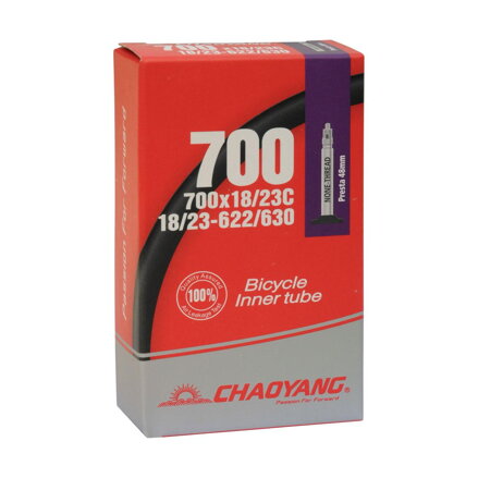 CHAOYANG Cameră 700x18/23C FV48 FT (18/25-622/630) 