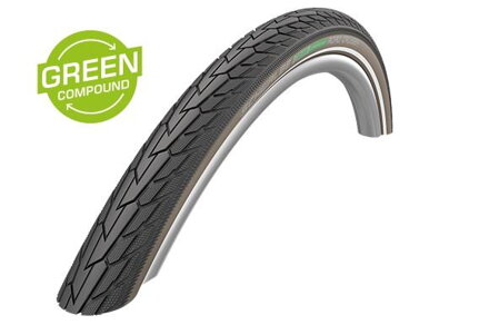 SCHWALBE Anvelopă ROAD CRUISER (42-622) 28x1.60 700x40C Active 50EPI K-Guard 705g Coffe reflex Green