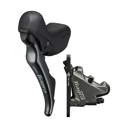 SHIMANO ST-R4720/BR-R7020 2-viteze Set Dual control Tiagra stânga schimbător mecanic/frână hidraulică.