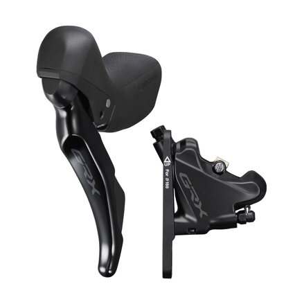SHIMANO ST-RX400L/BR-RX400F 2-viteze Dual control GRX stânga schimbător mecanic/frână hidraulică