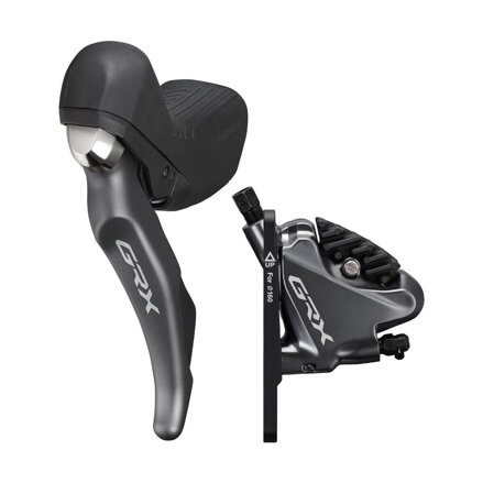 SHIMANO ST-RX810L/BR-RX810F 2-viteze Dual control GRX stânga schimbător mecanic/frână hidraulică