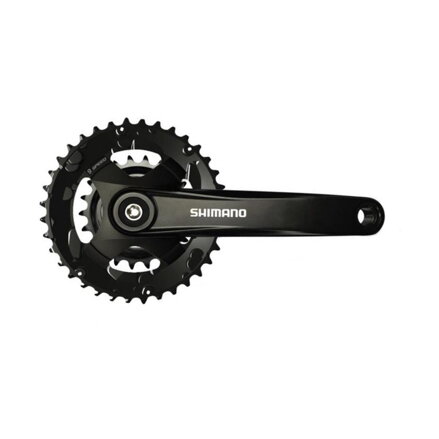 SHIMANO FC-MT101 Angrenaj Altus 175mm 36/22 dinți 9 viteze negru fără protecție pe pătrat