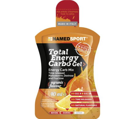 NAMEDSPORT Gel TOTAL ENERGY CARBO citrice 40ml 