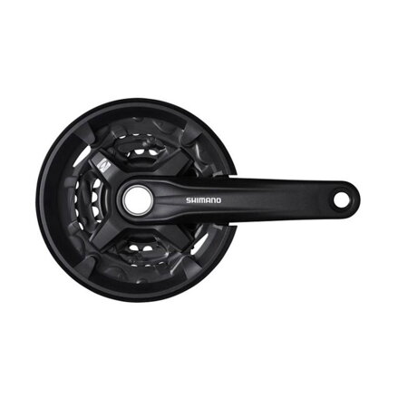 SHIMANO FC-MT210 Angrenaj Altus 175mm 44/32/22 9 viteze negru cu protecție două piese fără rulment