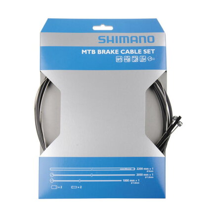 SHIMANO Cablaj frână MTB complet negru 