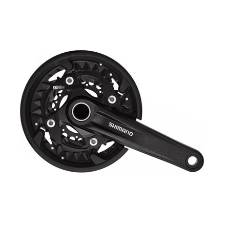 SHIMANO FC-MT500 Angrenaj 175mm 40/30/22 dinți 10 viteze două piese negru fără protecție