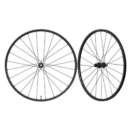 SHIMANO Roți RS370 700C F12x100/R12x142mm ax traversant Center-Lock negru