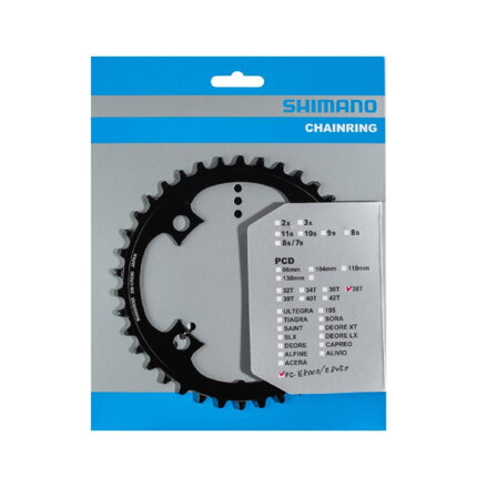 SHIMANO 11-viteze Foaie 38 dinti fara adaptor cu 4 brate pentru STEPS E8000
