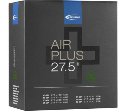 SCHWALBE Cameră AIR PLUS AV21AP 27.5x1.50/2.40 AV(40/62-584) 40mm 305g 