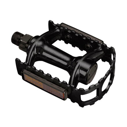 LONGUS Pedale CAST MTB AL negru, minge, turnat