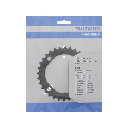 SHIMANO FC-M361 Foaie 32t pentru negru 104mm