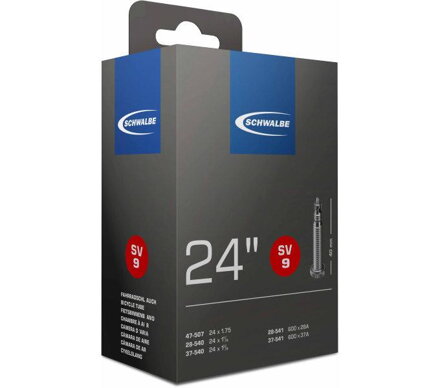SCHWALBE Cameră SV9 24 28/47-507/541 EK 40mm 130g 