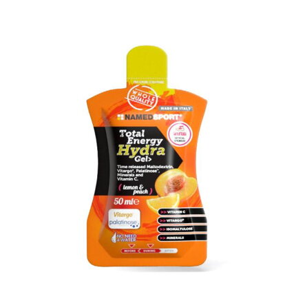 NAMEDSPORT Gel TOTAL ENERGY HYDRA lămâie-piersică 50ml 