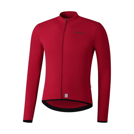 SHIMANO Tricou VERTEX THERMAL LONG roșu