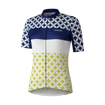 SHIMANO Tricou damă MIZUKI alb/navy