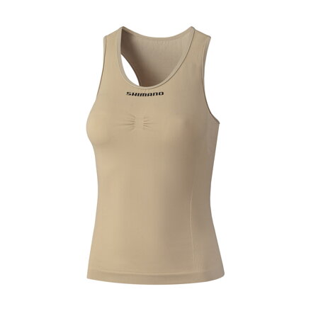 SHIMANO Tricou damă VERTEX SL BASE LAYER maro deschis