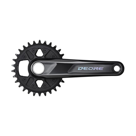SHIMANO FC-M6100 Angrenaj Deore 170mm 30 dinți 12 viteze negru două piese fără rulmenți
