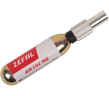 ZÉFAL Bombă EZ ADAPTOR cu cartuș CO2 de 16g 
