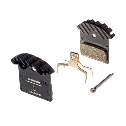 SHIMANO Plăcuțe din rășină cu radiator J05A XTR/XT/SLX/ALFINE/