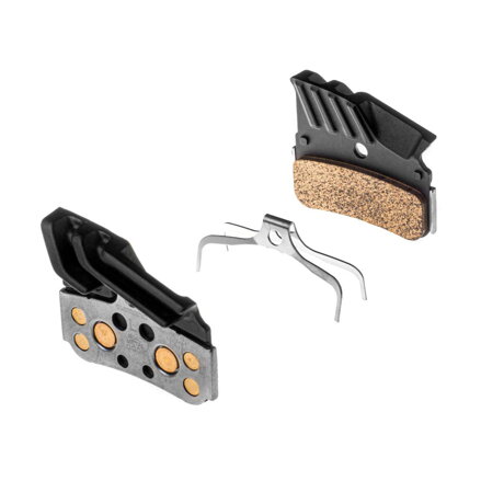 SHIMANO Plăcuțe metalice cu radiator N04C XTR/XT/SLX